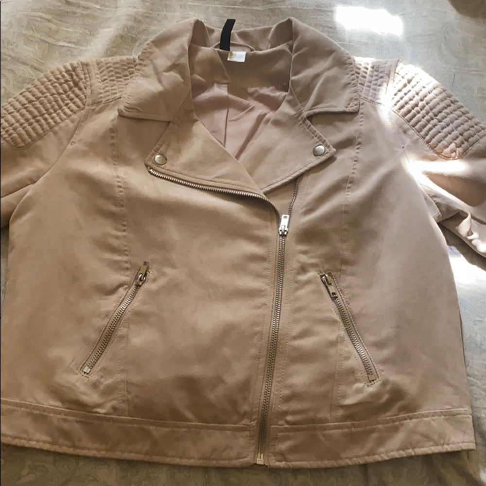 H&M Suede Camel Jacket !! Brand NEW !!